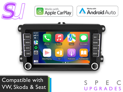 VolksWagen - 7 inch Apple CarPlay/Android Auto Car Radio