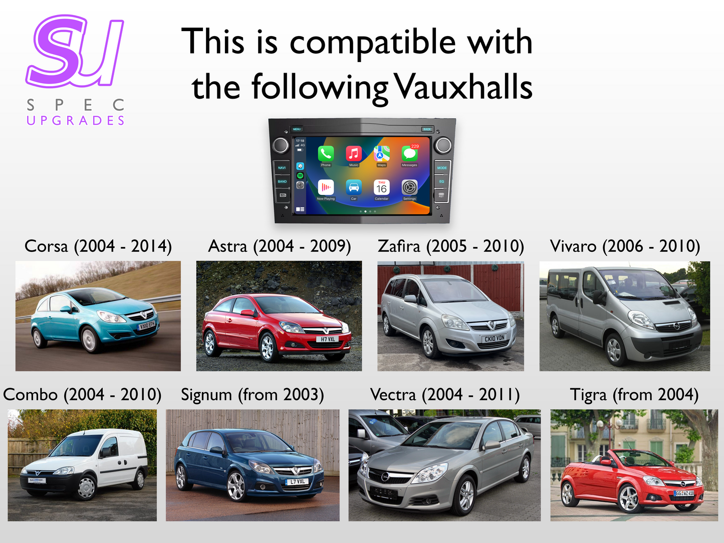 *PRE-ORDER* Vauxhall - Apple CarPlay/Android Auto Car Radio