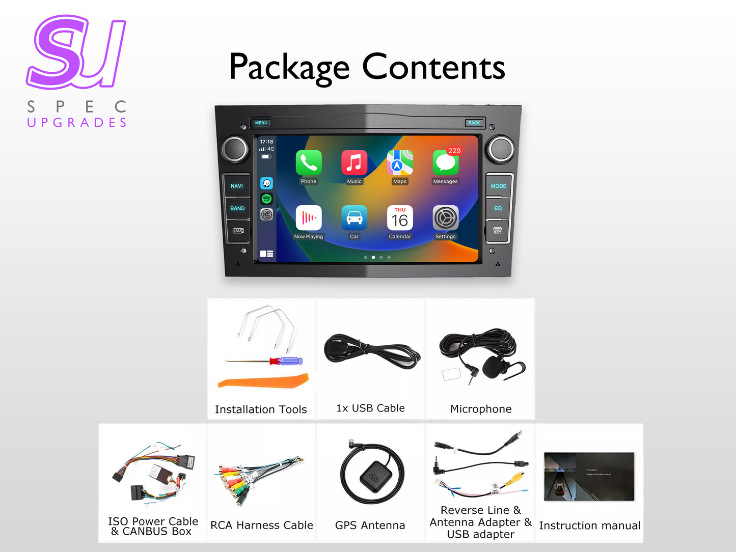 *PRE-ORDER* Vauxhall - Apple CarPlay/Android Auto Car Radio