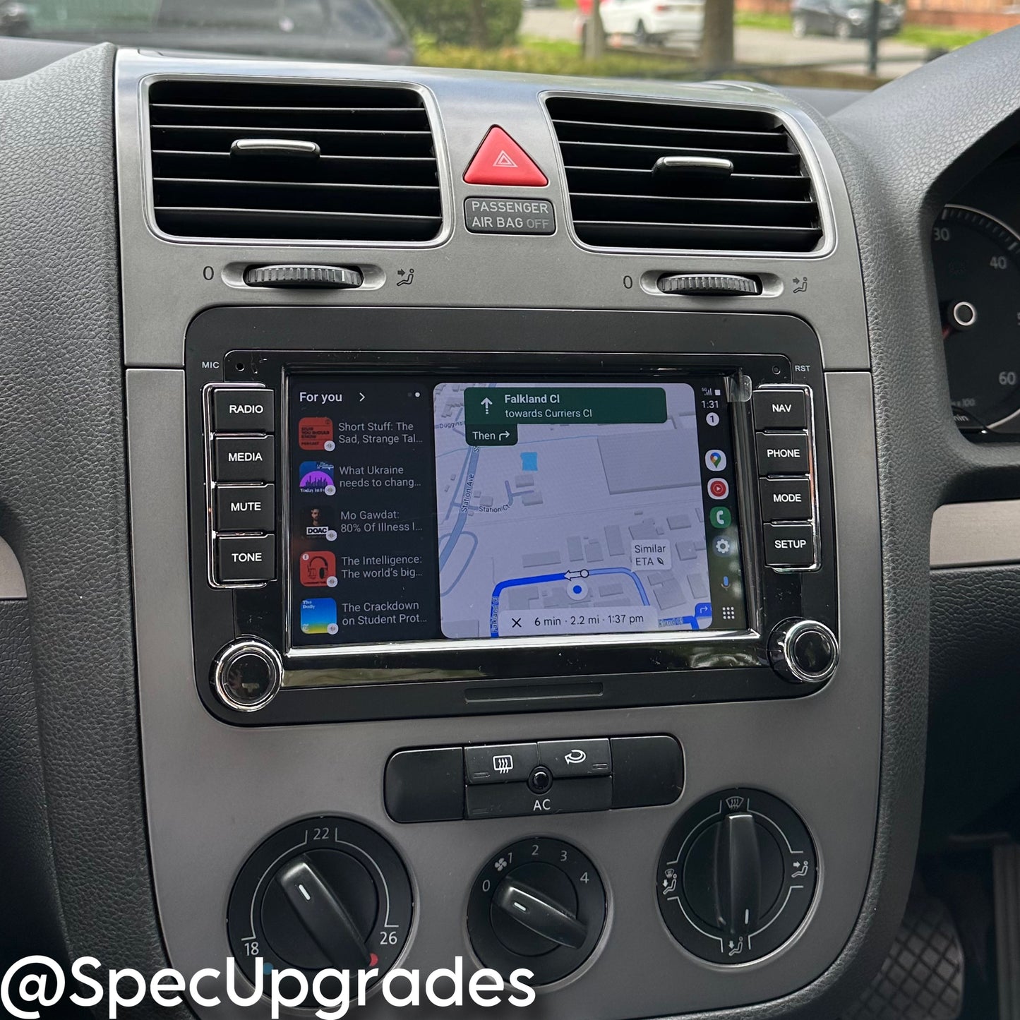 VolksWagen - 7 inch Apple CarPlay/Android Auto Car Radio