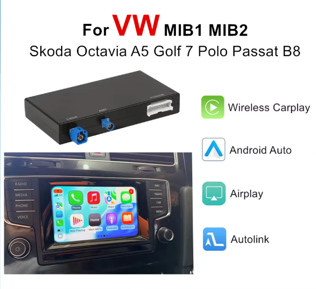 Wireless Carplay For VW Group - MIB MIB2 System - Android Auto,Mirror Link