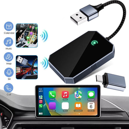 Wireless CarPlay Adapter Dongle, for Factory Wired CarPlay Cars - Plug Play