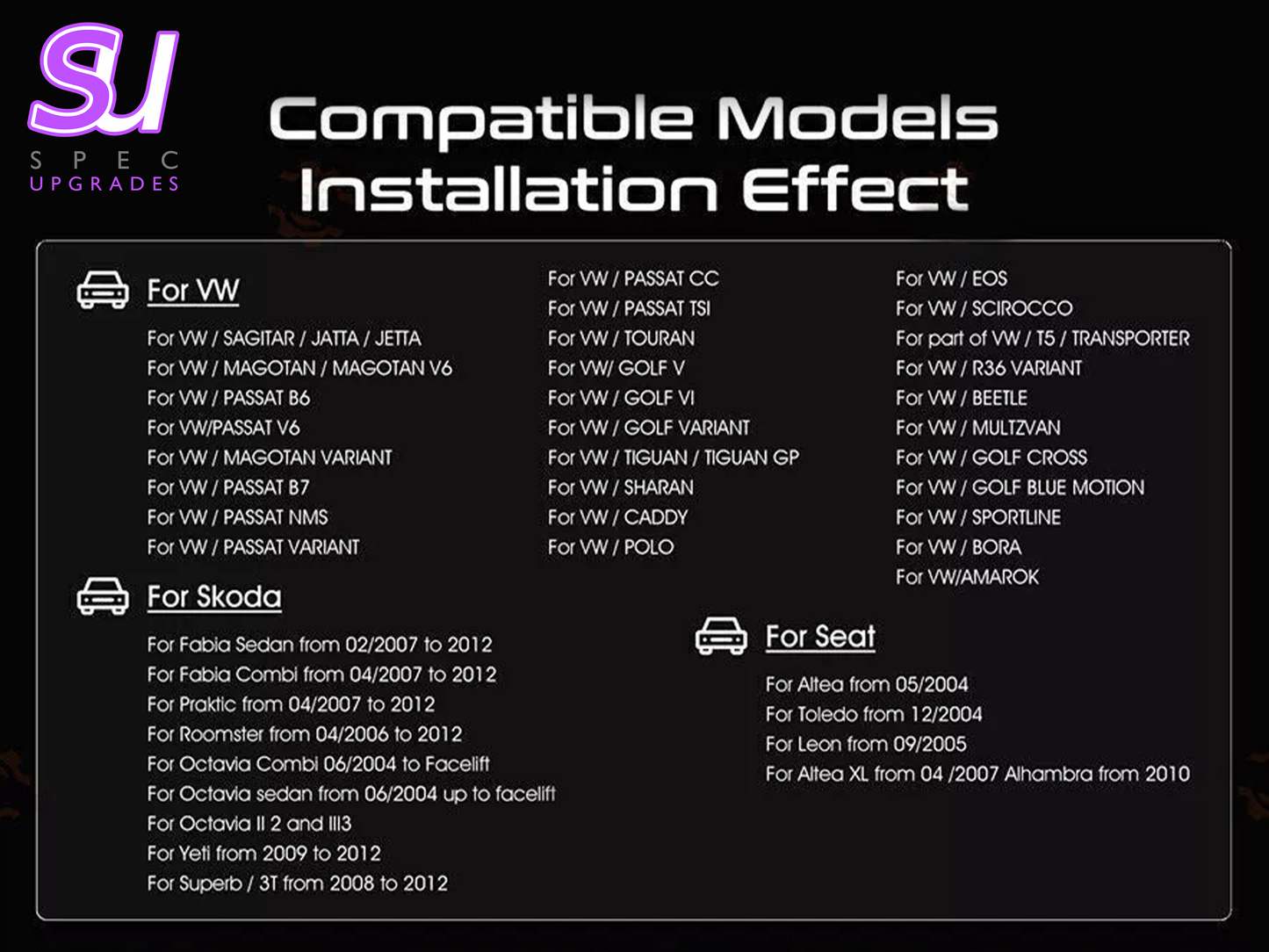 *PRE-ORDER* VolksWagen - 8 inch Apple CarPlay/Android Auto Car Radio