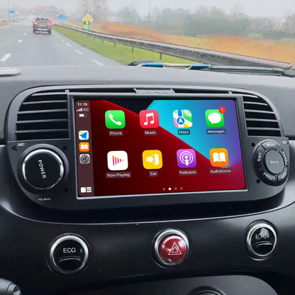 Fiat 500 - Apple Carplay & Android Auto Head Unit