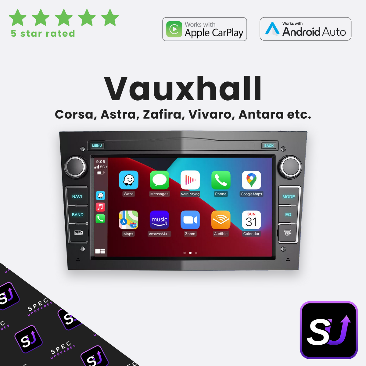 Vauxhall - Apple CarPlay & Android Auto Head Unit