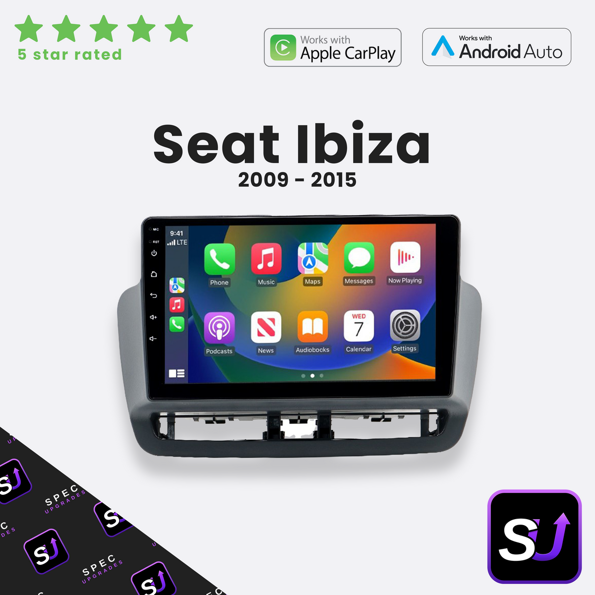 Seat Ibiza 6J - 9" Apple CarPlay & Android Auto Headunit