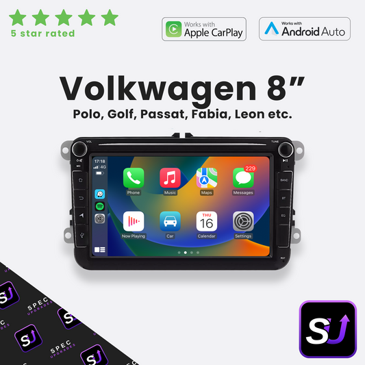 Refurbished - VolksWagen - 8" Apple CarPlay & Android Auto Head Unit