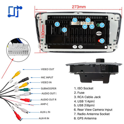 Seat Ibiza 6J - 7" Apple CarPlay & Android Auto Head Unit
